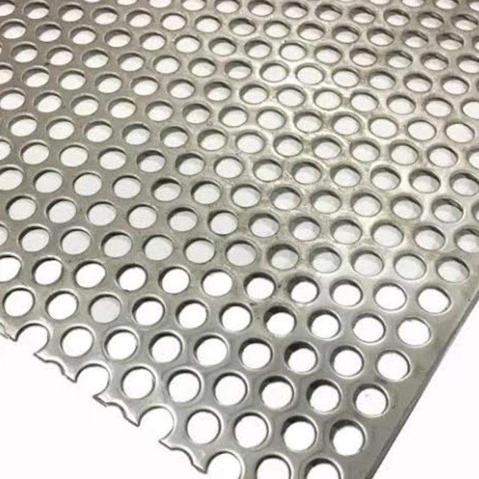 Plat Peforated  Stainless Lubang 3 mm Tebal 1,5mm Ukuran Custom