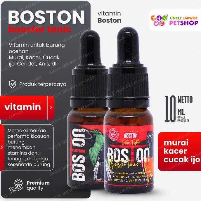 Boston Vit Pendongkar Power Vitamin Burung Ocehan Kacer Murai Batu Cendet Allshop