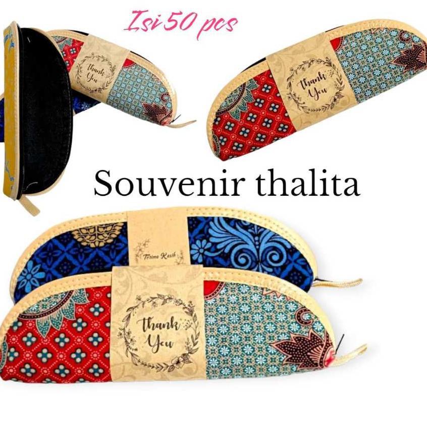 Isi 50 Pcs Souvenir Dompet Batik  Gepeng Besar