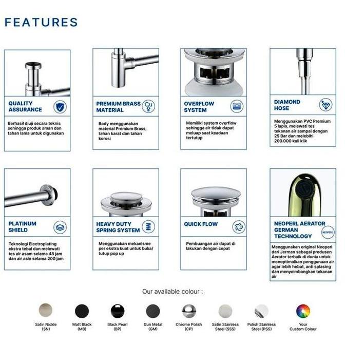 WALL UNION DEKKSON WM 8001 CP Sambungan Keran Shower Wall Union Fitting Extension Elbow Dekkson WM80