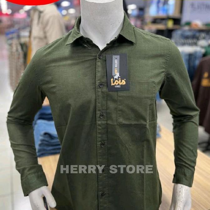 KEMEJA PRIA MERK LOIS ORIGINAL SLIMFIT TERBARU