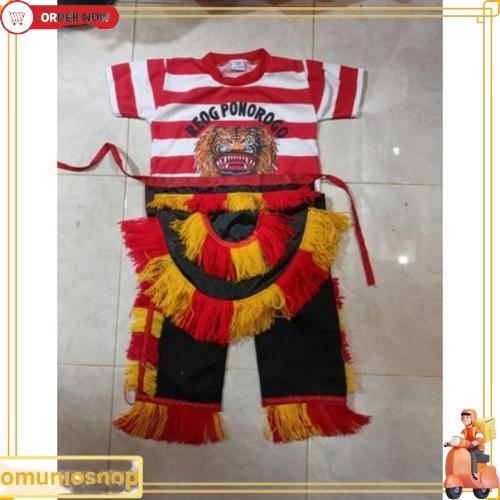 Baju Reog Anak / Stelan Reog / Kostum Reog / Jaranan / Celengan / Bujang Ganong Siap Meluncur
