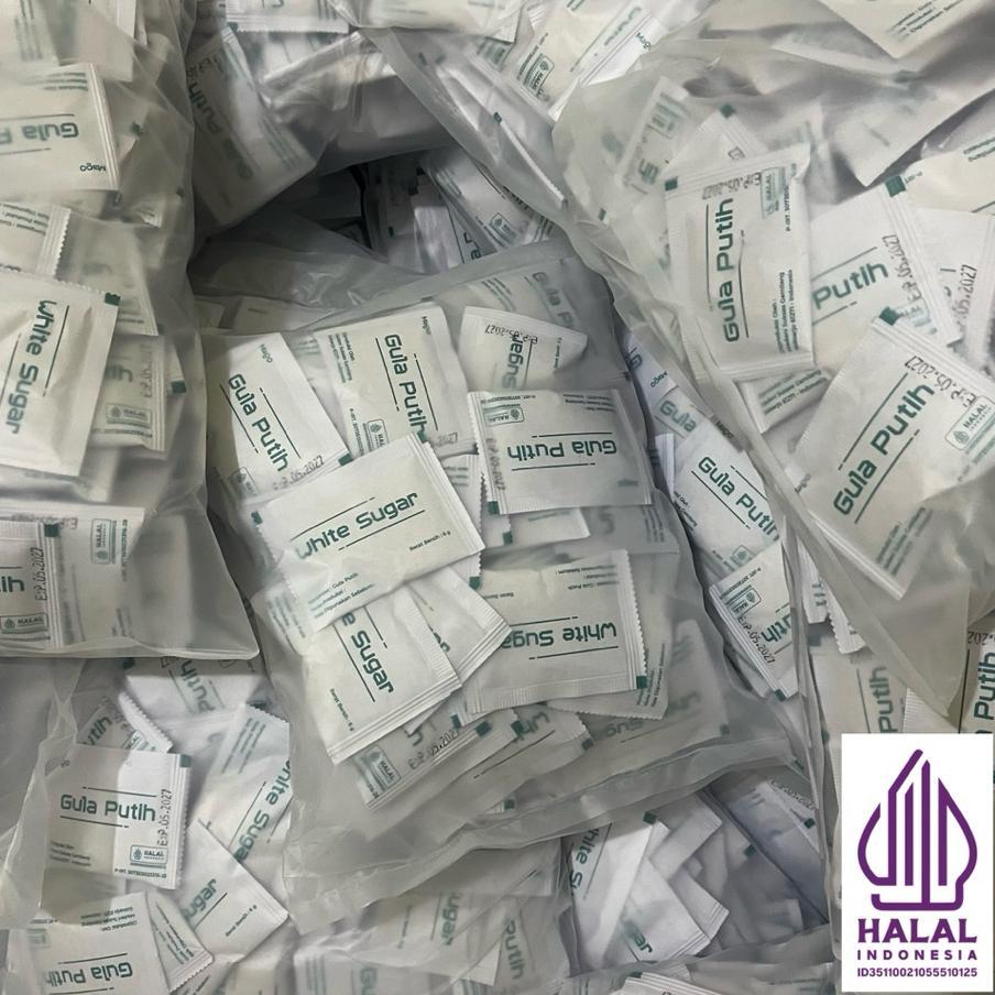 Gula Sachet Isi 250 Pcs Gula Hotel White Sugar Sachet