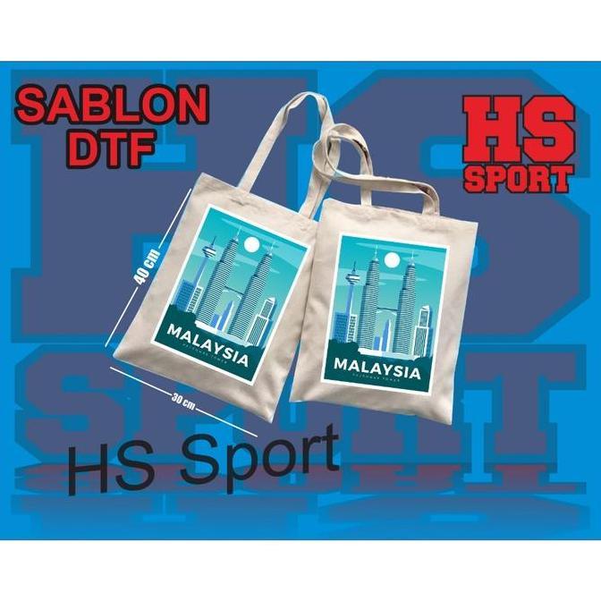 TOTEBAG MALAYSIA - TOTEBAG MALAYSIA- OLEHOLEH MALAYSIA - SOUVENIR MALAYSIA - TAS MALAYSIA 30x40 TYPE