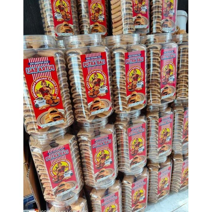 Pia Putra Bali Kemasan Toples - Pia Jadul - Snack Jadul - Roti/Kue Potong Pia/Putra Bali