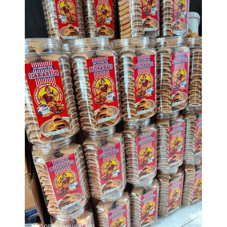 Pia Putra Bali Kemasan Toples - Pia Jadul - Snack Jadul - Roti/Kue Potong Pia/Putra Bali