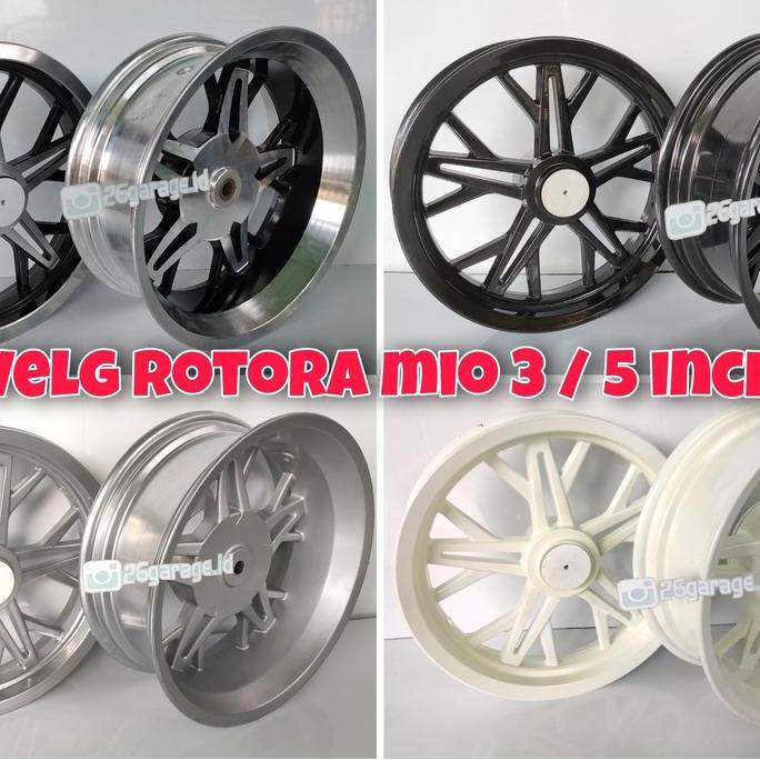 Terlaris Velg Rotora Lebar 5 Inch Dan 3 Inch Hellaflush Lowrider