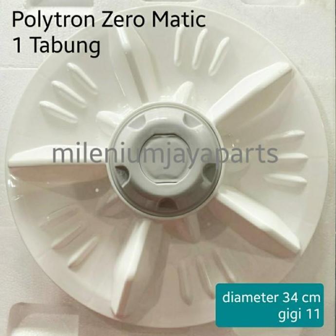 PULSATOR MESIN CUCI POLYTRON ZERO MATIC 1 TABUNG DIAMETER 34 CM AS 11 / BALING BALING MESIN CUCI / O