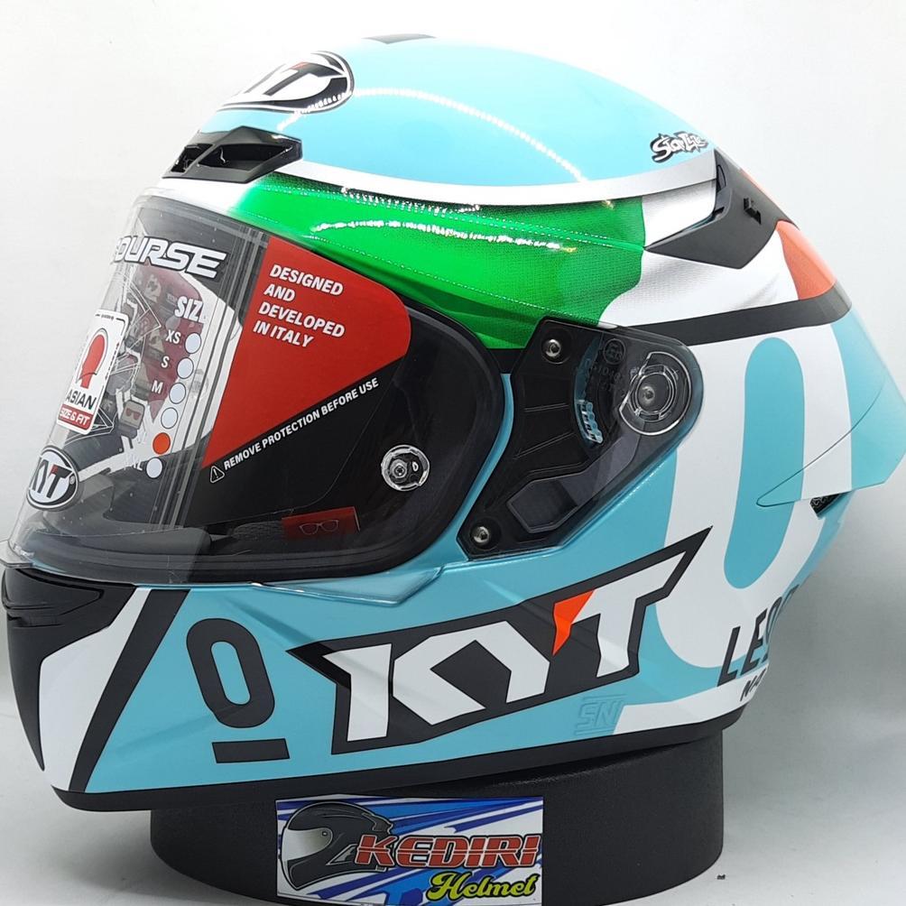 NEW Helm KYT TT COURSE DALLA PORTA leopard full face ttc [terbaik][terlaris]