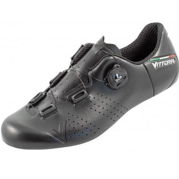 Sepatu Road Bike - Vittoria Alise Road Shoes - Black terlaris