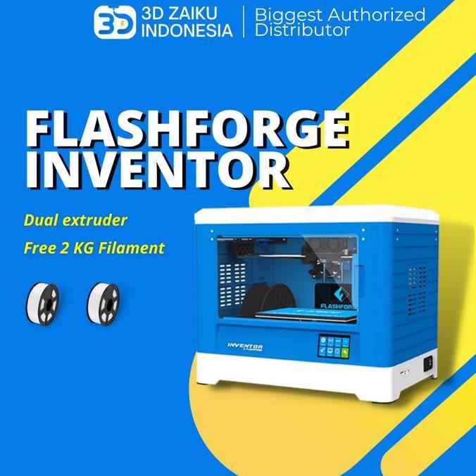 Terlaris 3D Printer Flashforge Dreamer Dual Extrusion