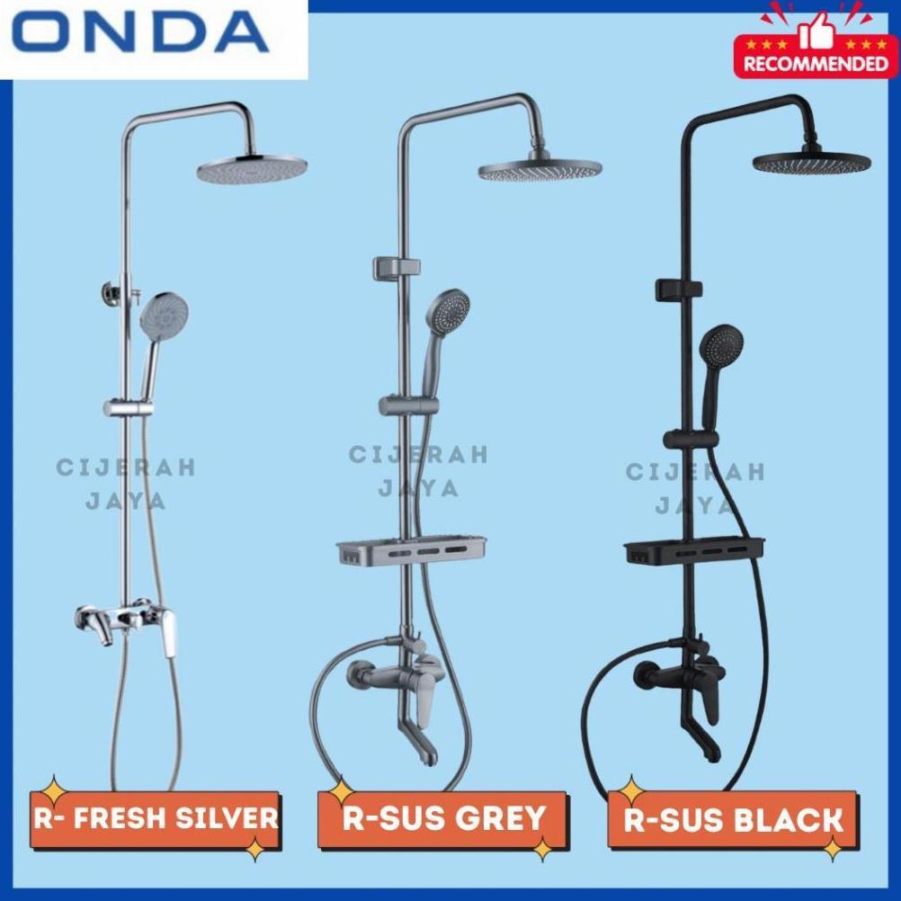 SHOWER COLOUMN SET ONDA R-FRES / SHOWER TIANG PANAS DINGIN ONDA PREMIUM / SHOWER COLOMN PANAS DINGIN