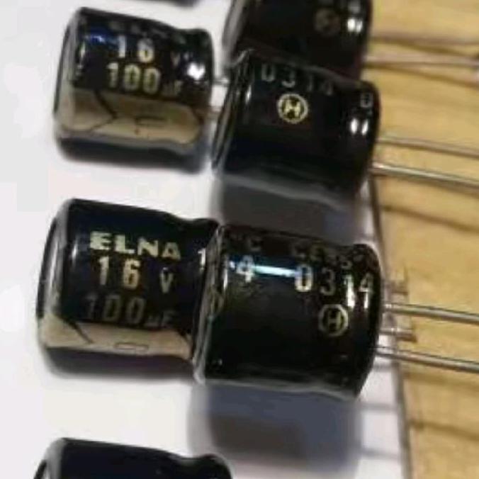 ELKO ELCO 100UF/16V 100UF 16V ELNA GOLD AUDIO GRADE SAF12
