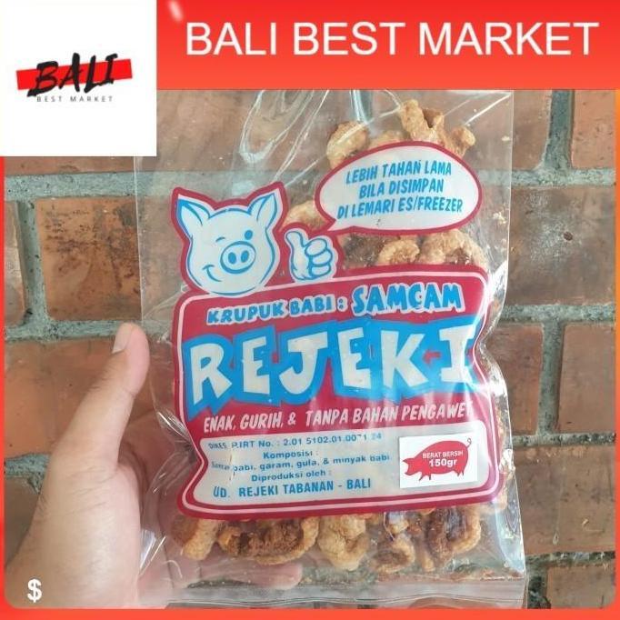 Rejeki Kerupuk Rambak Samcam Babi [150 g]