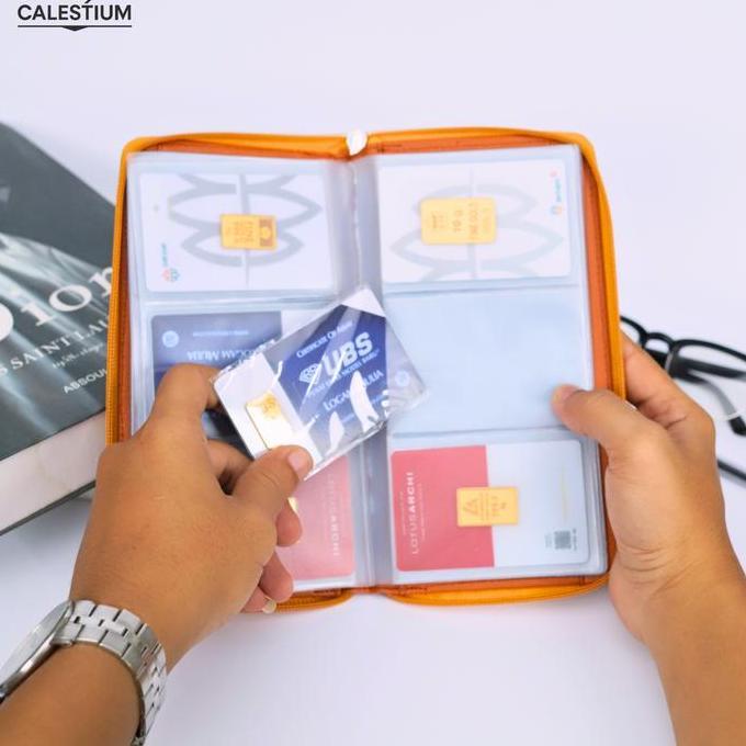 Calestium - Dompet Emas Antam Tempat Simpan Logam Mulia