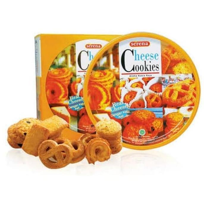 SERENA Cheese Cookies Kaleng 454Gr