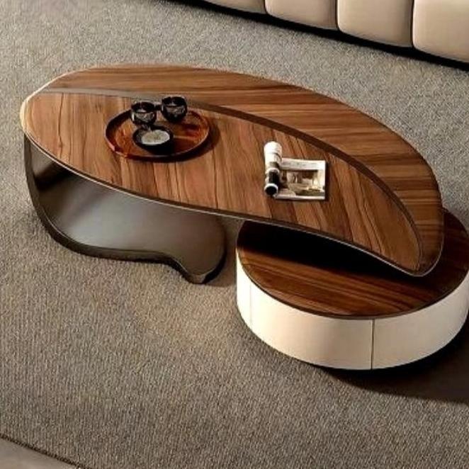 Terbaru Meja Sofa Tamu Minimalis,Meja Ruang Tamu Motif Daun Unik
