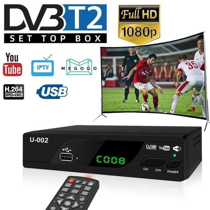 SET TOP BOX IOTO OMEGA DVB T2 TV SIARAN DIGITAL KOMINFO RECEIVER STB