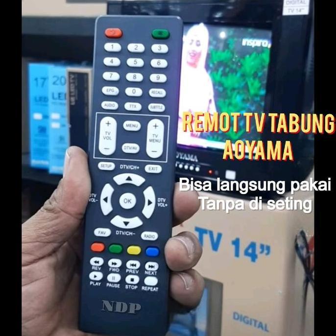 Remot Remote Untuk Tv Tabung Aoyama