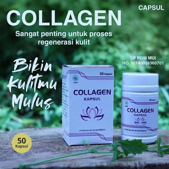 COLLAGEN KAPSUL FISH COLLAGEN ISI 50 KAPSUL BPOM