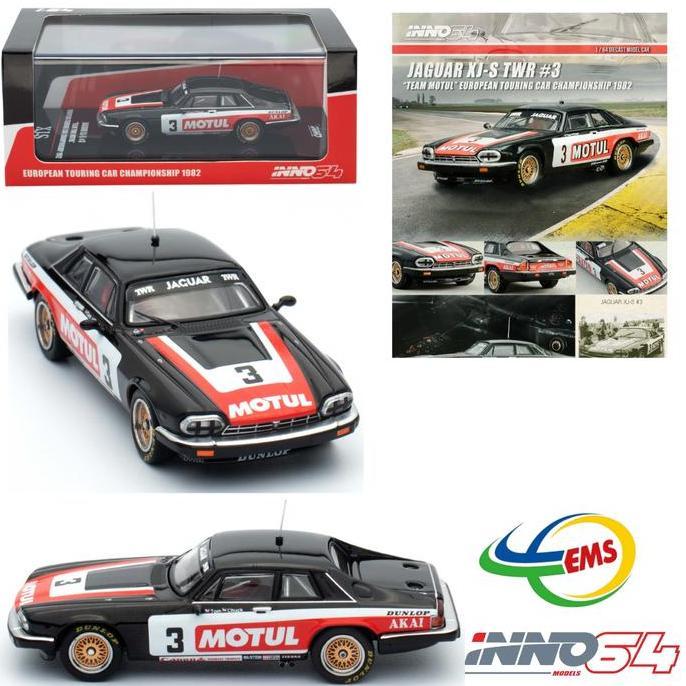 IN64-XJS-TWR3  - INNO64 1/64 JAGUAR XJ-S TWR #3 "TEAM MOTUL" EUROPEAN TOOLING CAR CHAMPIONSHIP 1982 