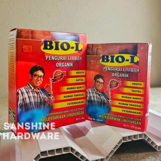 BIO-L 1kg Kuras WC Tanpa Sedot Bio L Pengurai WC Limbah Organik Pembersih WC