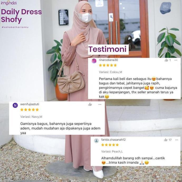 Uffa- Irnanda Gamis Polos Nita Shofy Madeline Dailydress