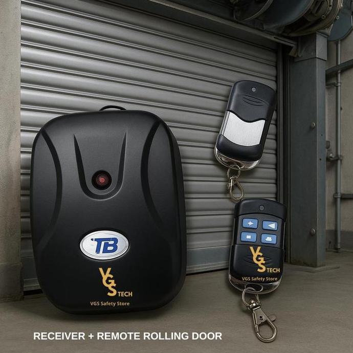 Remote Control Rolling Door With Receiver