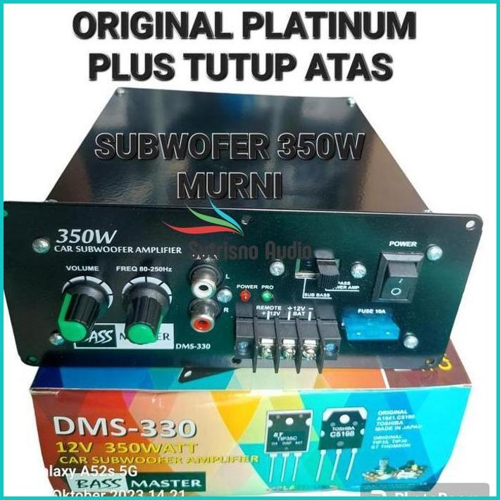 Power Ampli Amplifier Subwofer Mobil Car Monoblock Dms 350W 350 Dms 330 Gigabass Kit Pcb Amplifier A