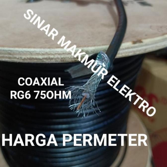 Kabel antena tv Rg6 Coaxial / Kabel Coaxial rg6