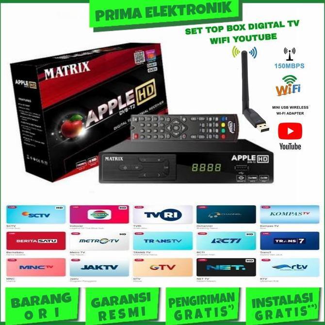 STB Set Top Box Tv Digital Tv Matrix Apple Polytron Luby Akari Tanaka