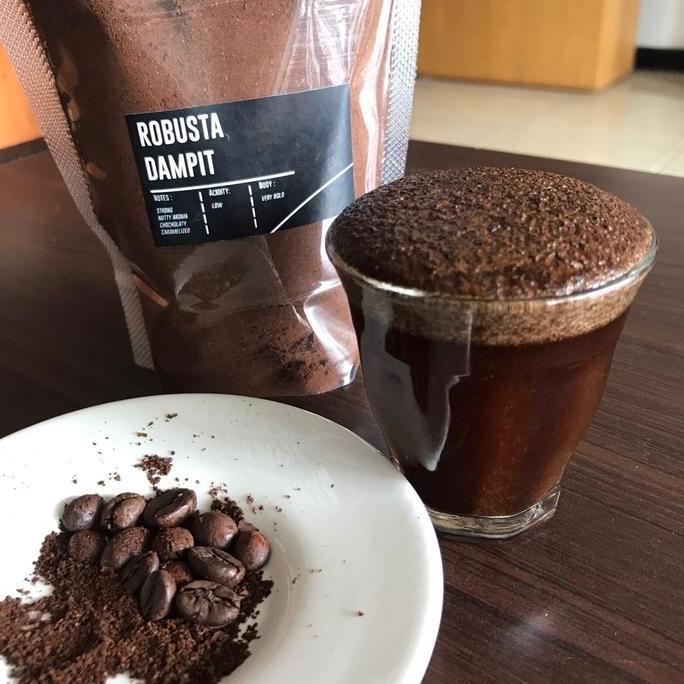 Kopi Bubuk Kasar Robusta Dampit & Kawi Malang Jawa Timur Bebas gula