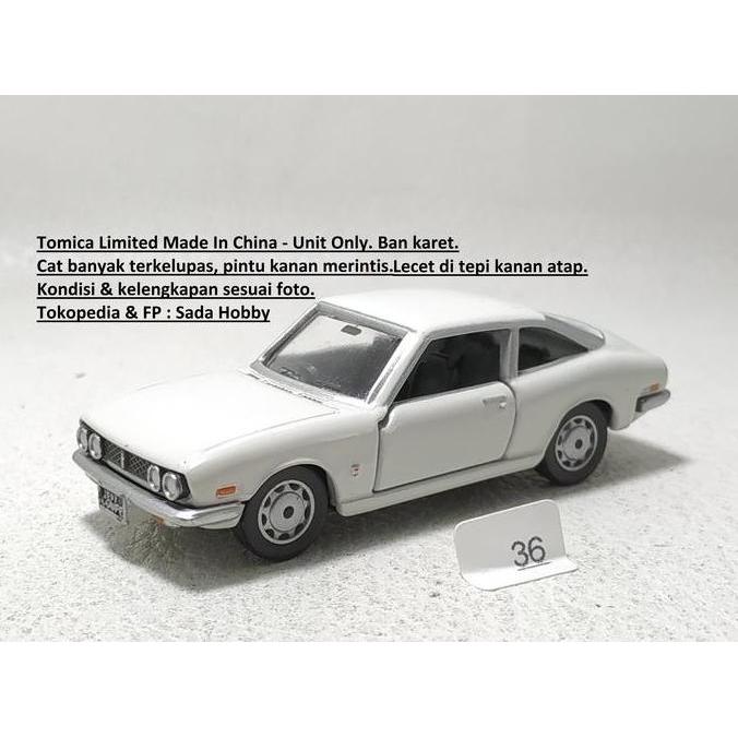 TOMICA LIMITED TL ISUZU 117 COUPE PUTIH LOOSE CADATOYS