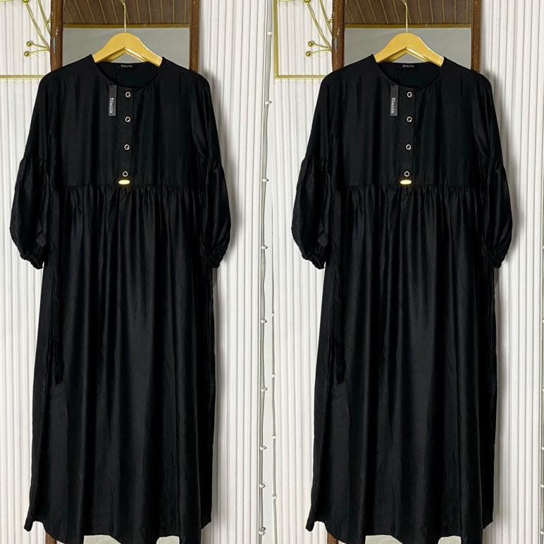 Flash Sale Filania Olive Midi Dress Rayon Twill / Midi Dress Rayon Twill Premium