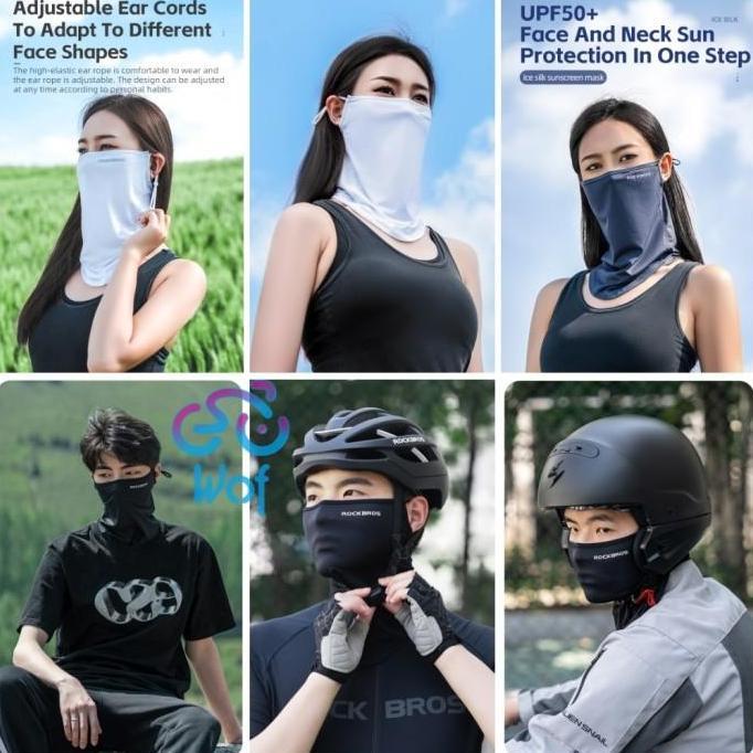 ROCKBROS MZ012 Face Mask Masker Wajah Balaclava Sepeda Motor Scarf