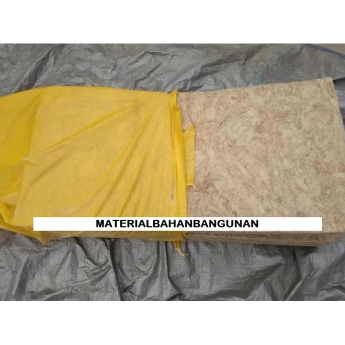 Rockwool 80K 5 x 60 x 120cm Media Tanam Hidroponik Kedap Suara Karaoke Rok Wool 2 inch Density 80K P