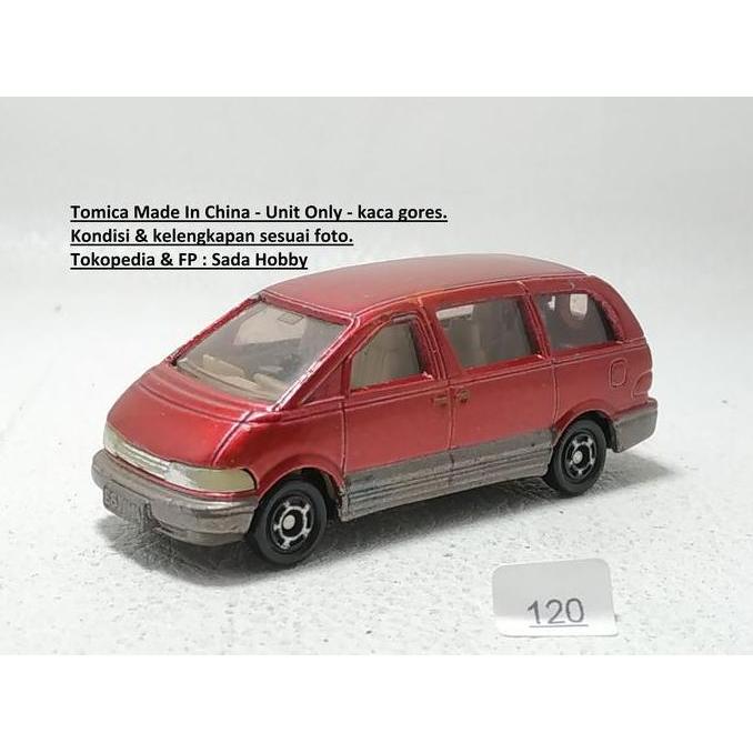 TOMICA NO 99 TOYOTA ESTIMA MERAH UNIT ONLY CADATOYS