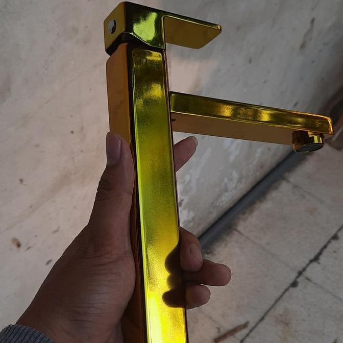 KERAN WASTAFEL DINGIN GOLD EMAS/KRAN AIR WASTAFE GOLD MODEL TOTO