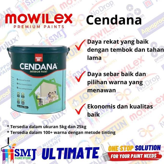 Cat Tembok Interior MOWILEX CENDANA 101 Putih 5kg