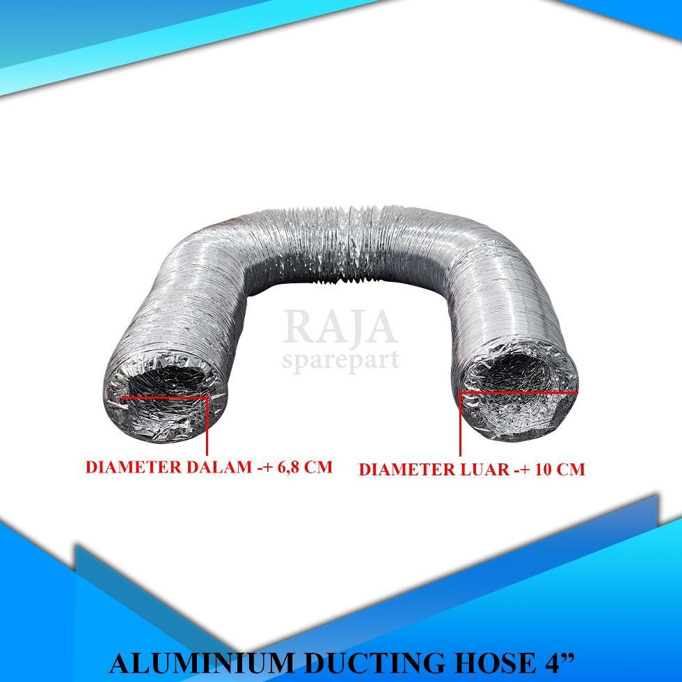 Aluminium Ducting Hose 4" Adh4 / Pipa Exhaust Ducting Hood