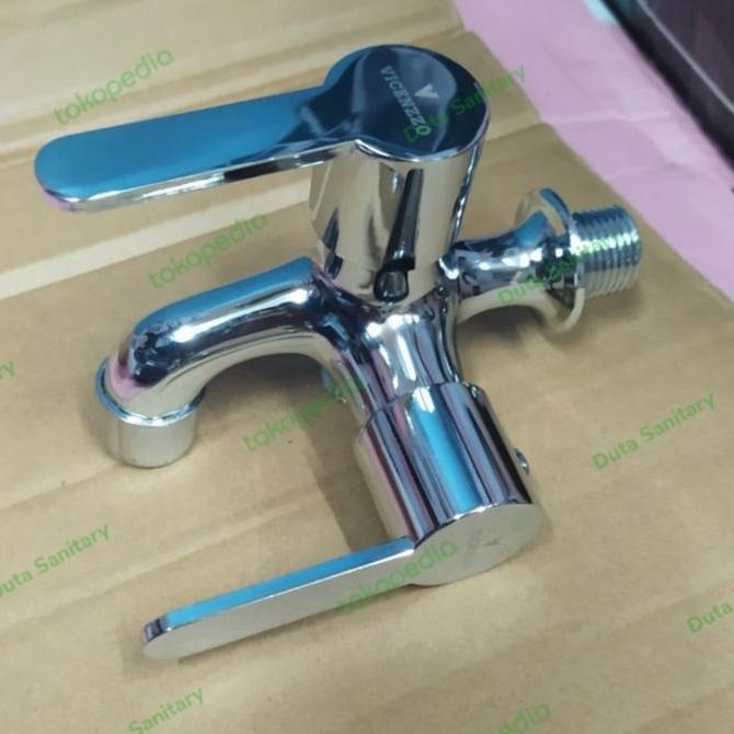 Kran Cabang Kuningan Vicenzzo / Kran Double Shower / Kran Air Cabang Shower Kuningan Vicenzzo