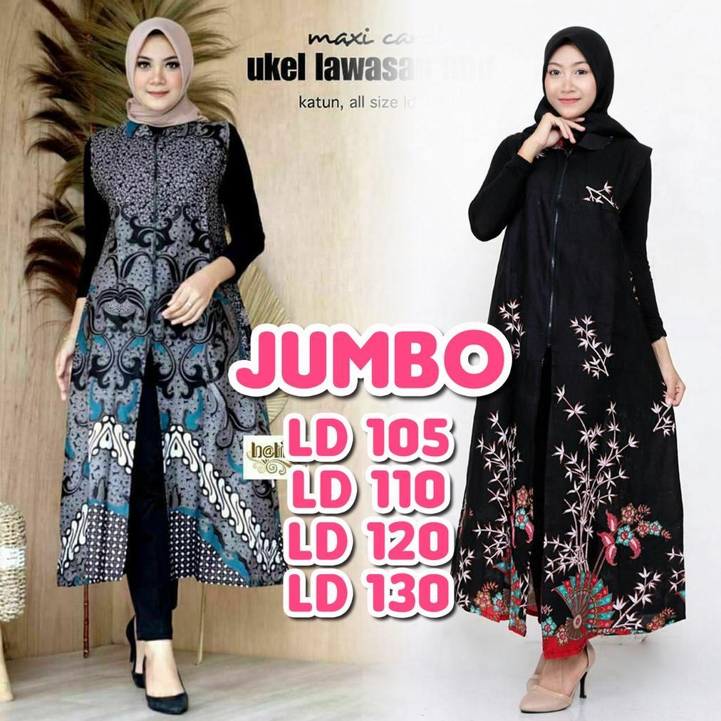 Premium Outer Batik - Outer Batik Jumbo Ld 110 - Outer Batik Murah - Outerwear - Longcardy Jumbo - O