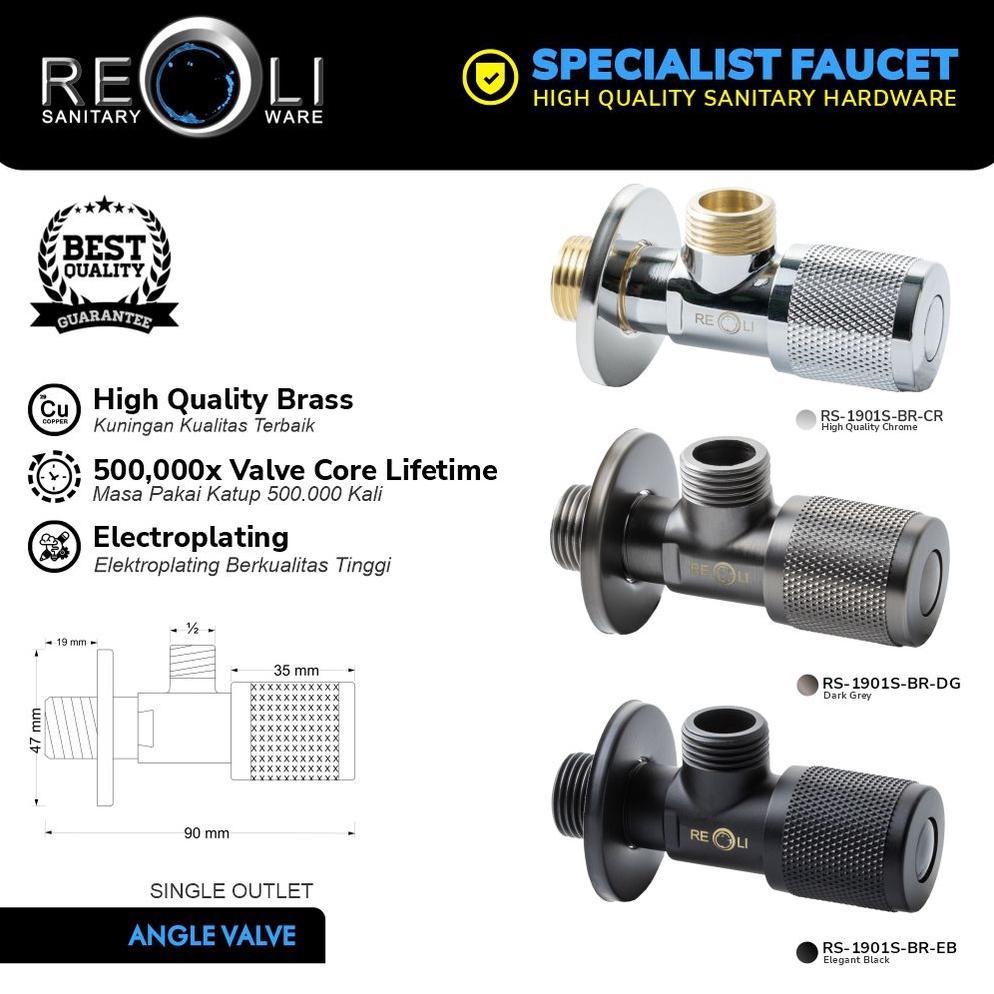 NEW REOLI Keran Stop Cabang Toilet WC Jet Shower 1901S [terbaik][terlaris]