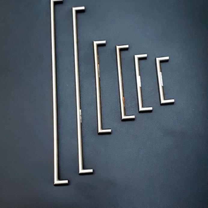 Tarikan laci lemari minimalis stainless starck pintu laci cabinet
