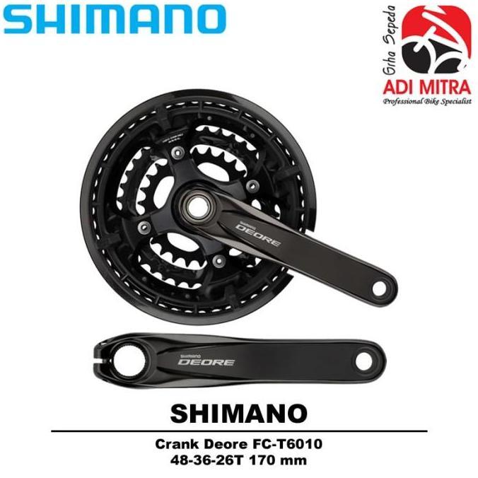 Shimano Deore FC-T6010 Crank Sepeda MTB Hollowtech