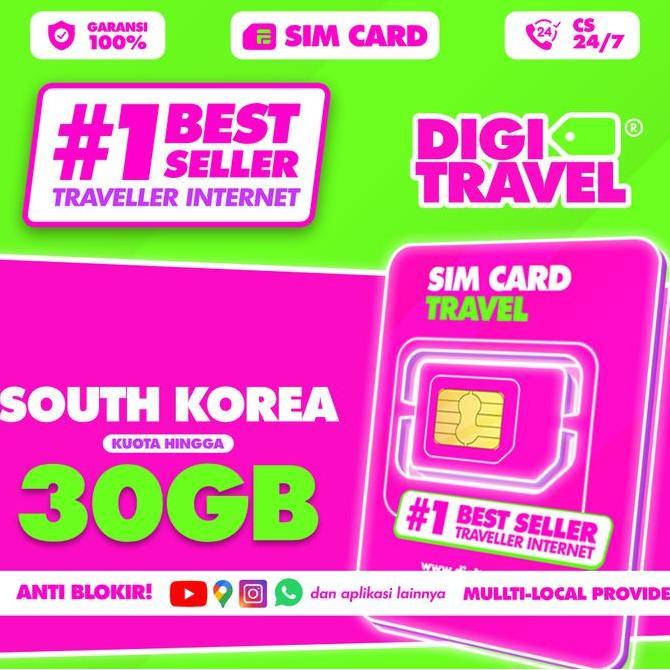 SIM Card Korea Selatan Kuota Besar | Simcard South Korea Korea Selatan Kuota | Sim Card Simcard Sout