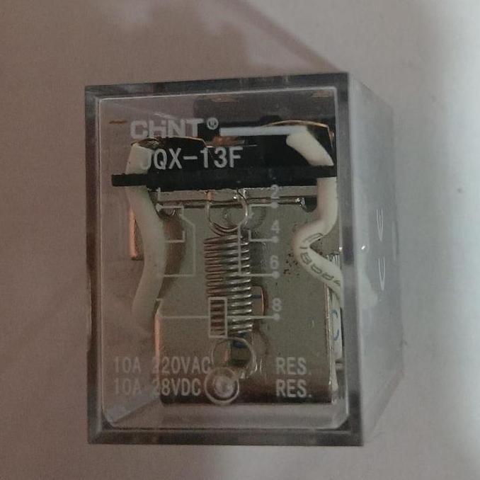 tidarsadewo / CHINT Relay 8 Kaki Pin JQX-13F 24VDC 220V Diskon