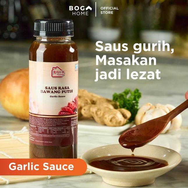Boga Home Paket Pepper Rice Pepper Lunch Garlic Sauce Honey Sauce 250Ml Set Saus Bawang Putih Dan Sa