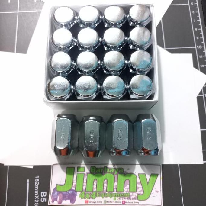 Baut Roda Katana Racing Mur Velg Jimny Chrome Suzuki Carry Futura Baru