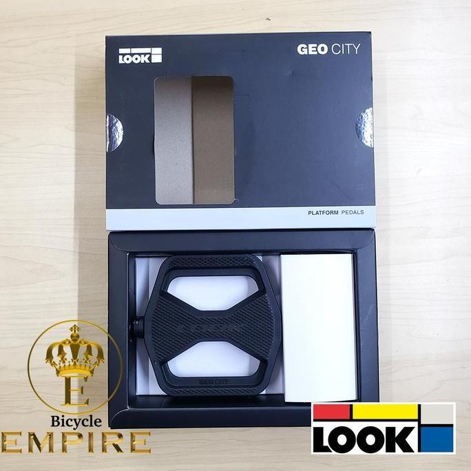 Look Pedal Flat Geo City Black Urban Flat Pedal Bicycle Empire